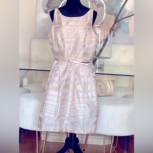 Gold chiffon dress .. size 16